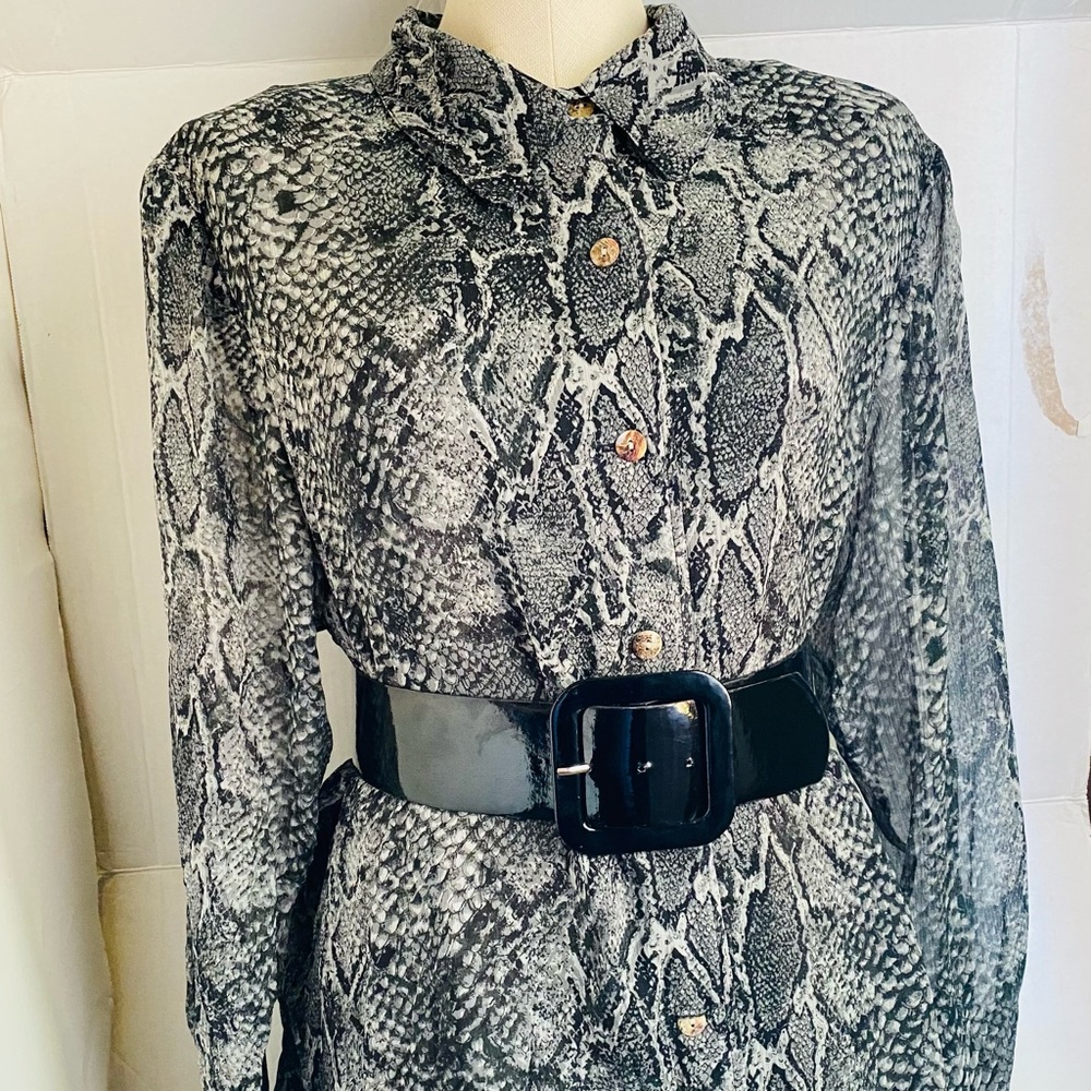 Linea by Louis Dell’Olio Long Sleeve Silk Blouse